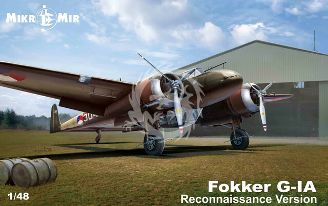 Průzkumná verze Fokker G-ia MikroMir 48-018 v měřítku 1/48
