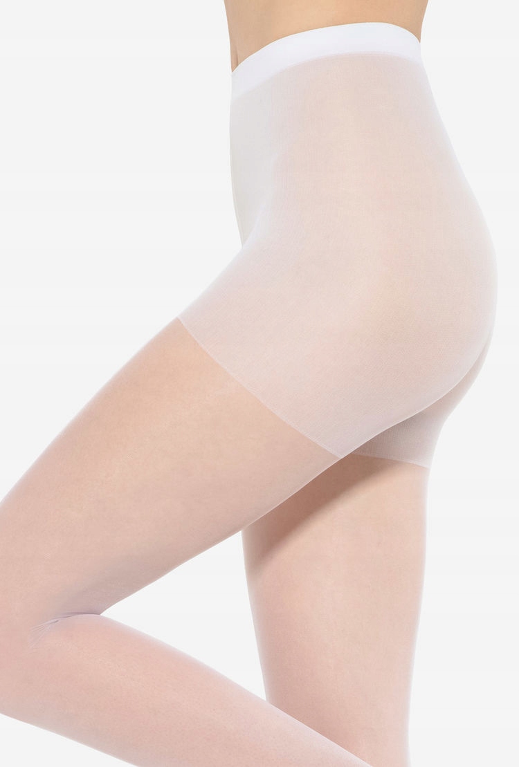 Rajstopy lycra Gatta Laura 15/20 den 3-M bianco Rozmiar 3