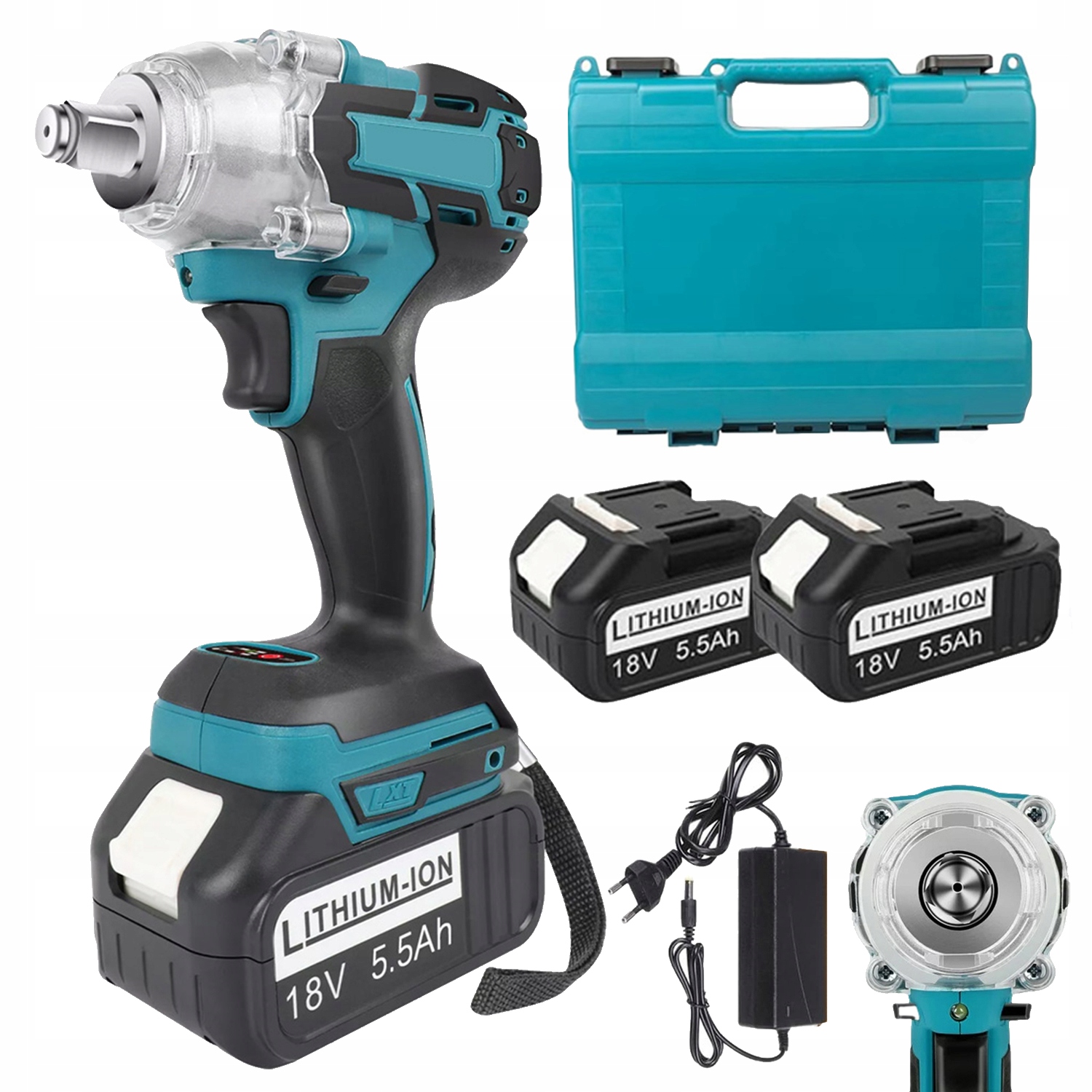 Bezkartáčový Elektrický Rázový Utahovák S Regulací Rychlosti 21 V A Led