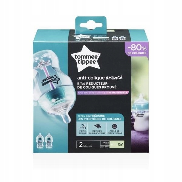 

Tommee Tippee Butelka antykolkowa Advanced 2x260 m