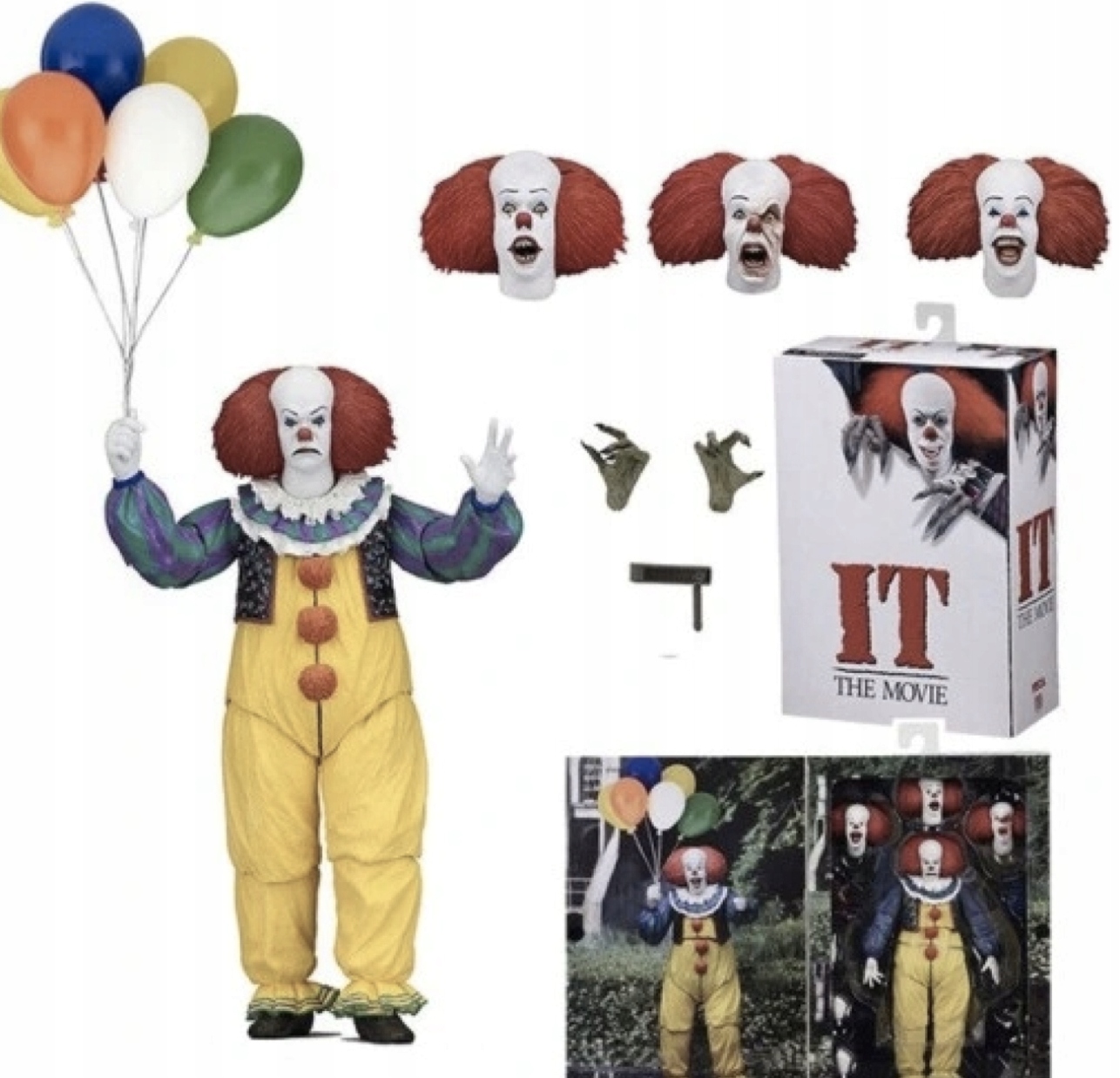 pohyblivá figurka It 1990 To Pennywise 19 Cm
