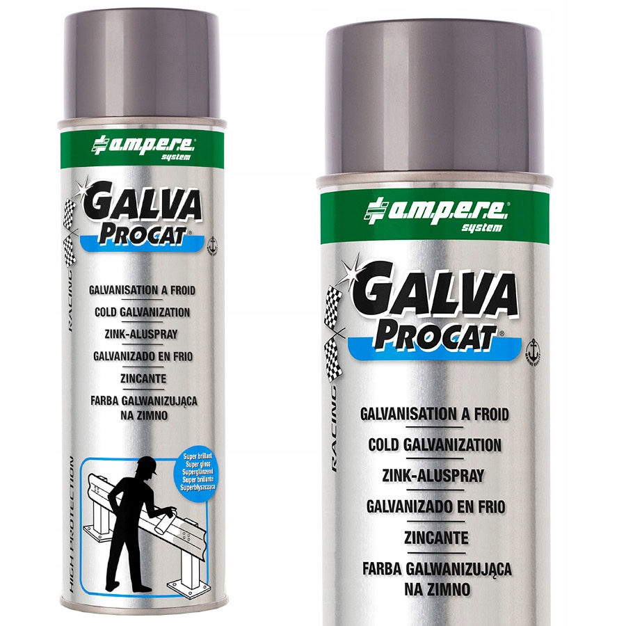 

Ampere Cynk w sprayu błyszczący 500ml Procat