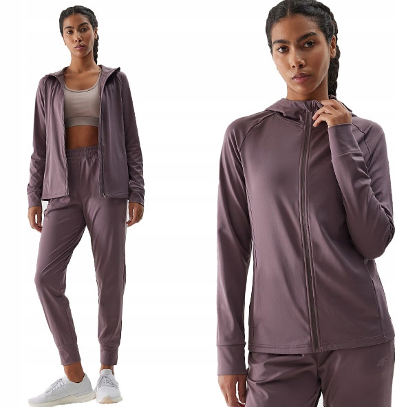 Bluza sportowa do biegania 4F F270 rozpinana z kapturem L