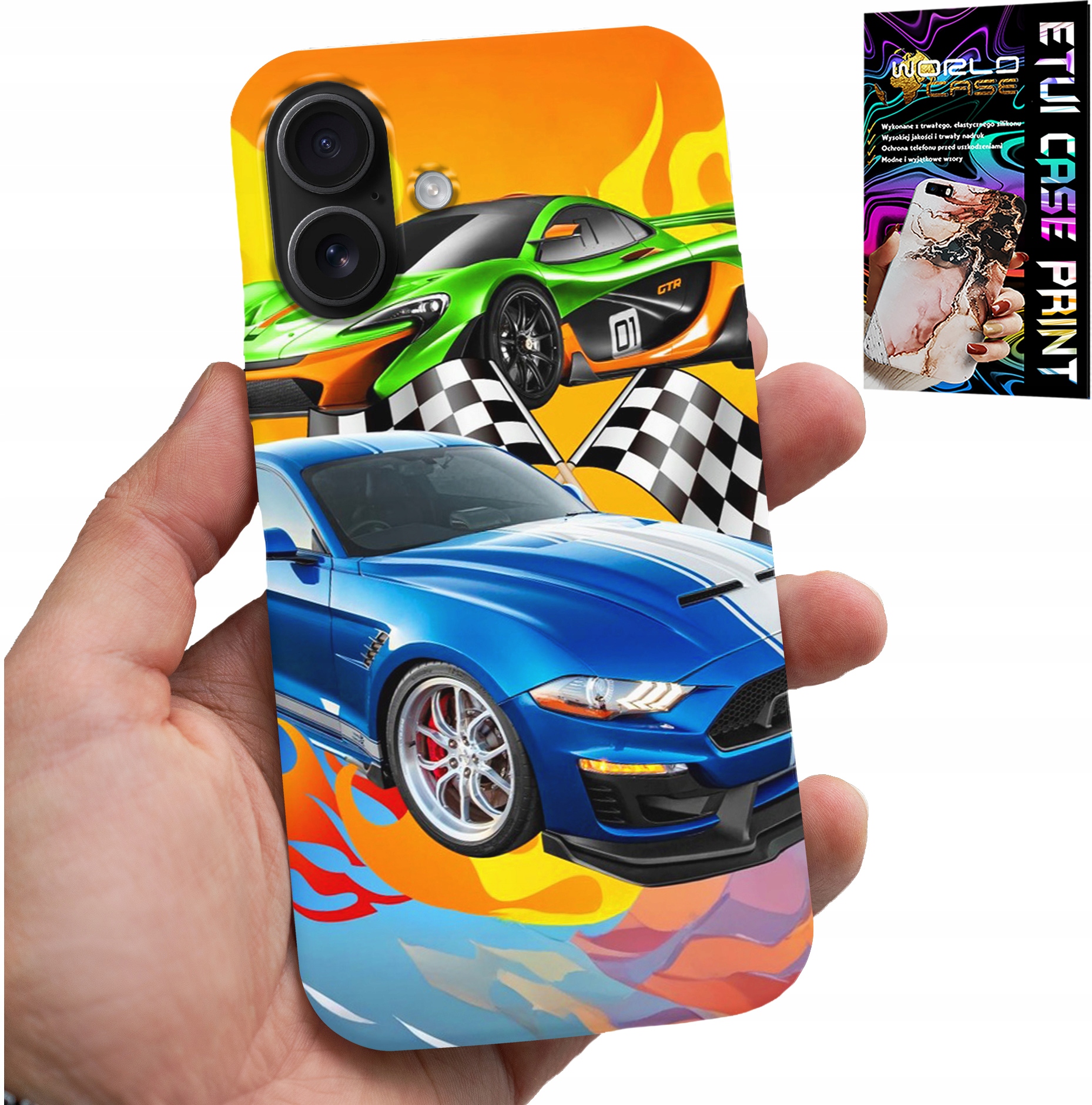 POUZDRO PRO IPHONE 17 – PRO DĚTI, AUTA ZÁVODNÍ ZÁVODY, (5907953752787 ...