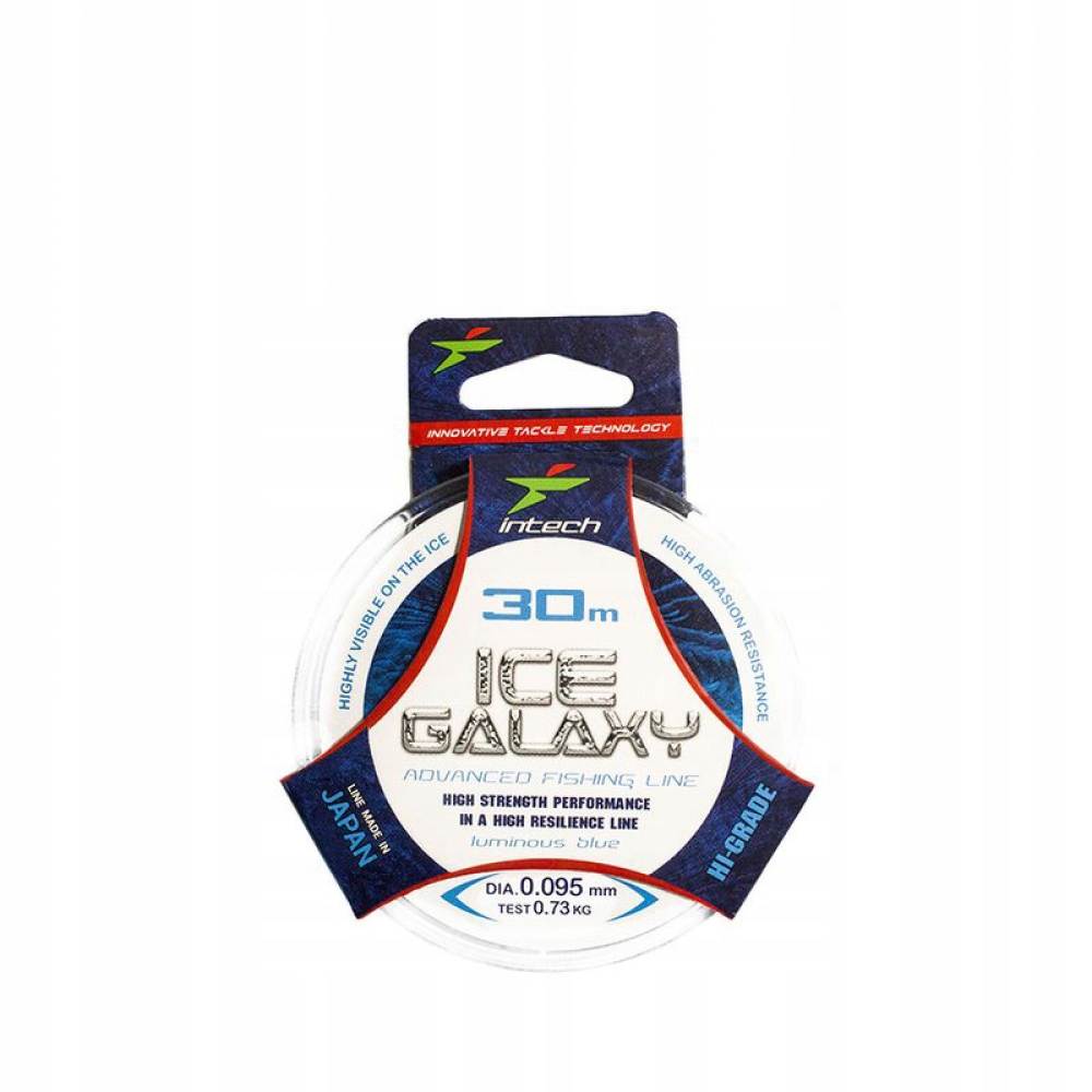 Żyłka wędkarska zimowa podlodowa Intech Galaxy Ice Line 0.095mm/0.73kg 30m