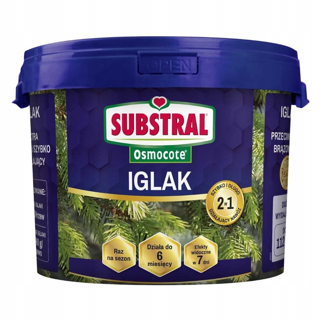Hnojivo Substral Osmocote 2v1 jehličnany tuje rododendrony a květy 4,5 kg