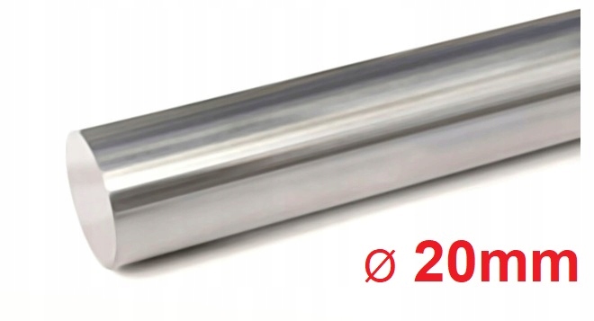 W20 Wałek liniowy fi 20mm prowadnica CNC - 500mm