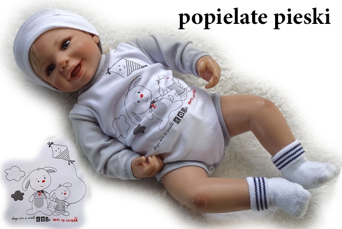 

Body pajacyk nadruk 80 długi rękaw bawełniane