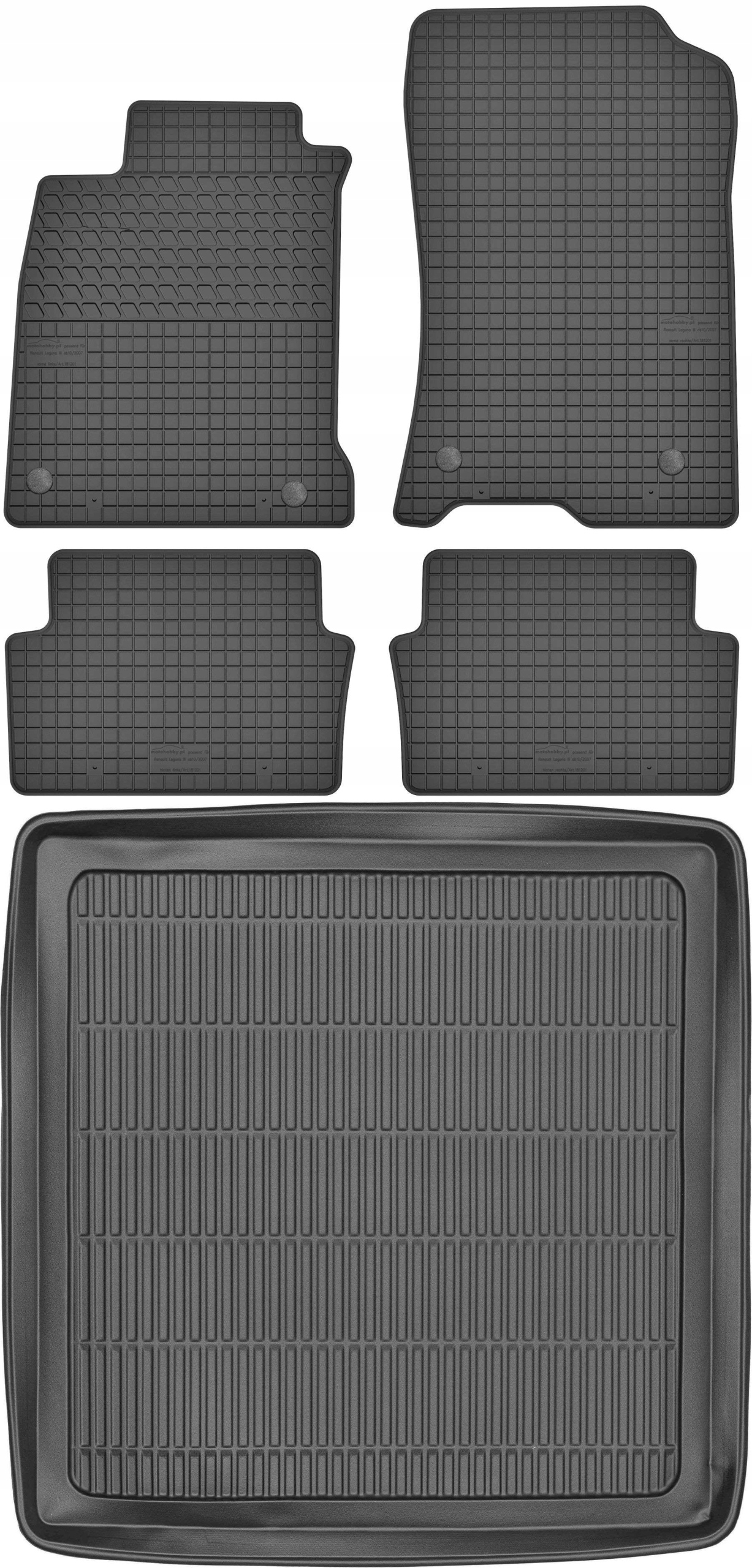 Renault Laguna III Gt 07-15 Koberec a batožinový priestor