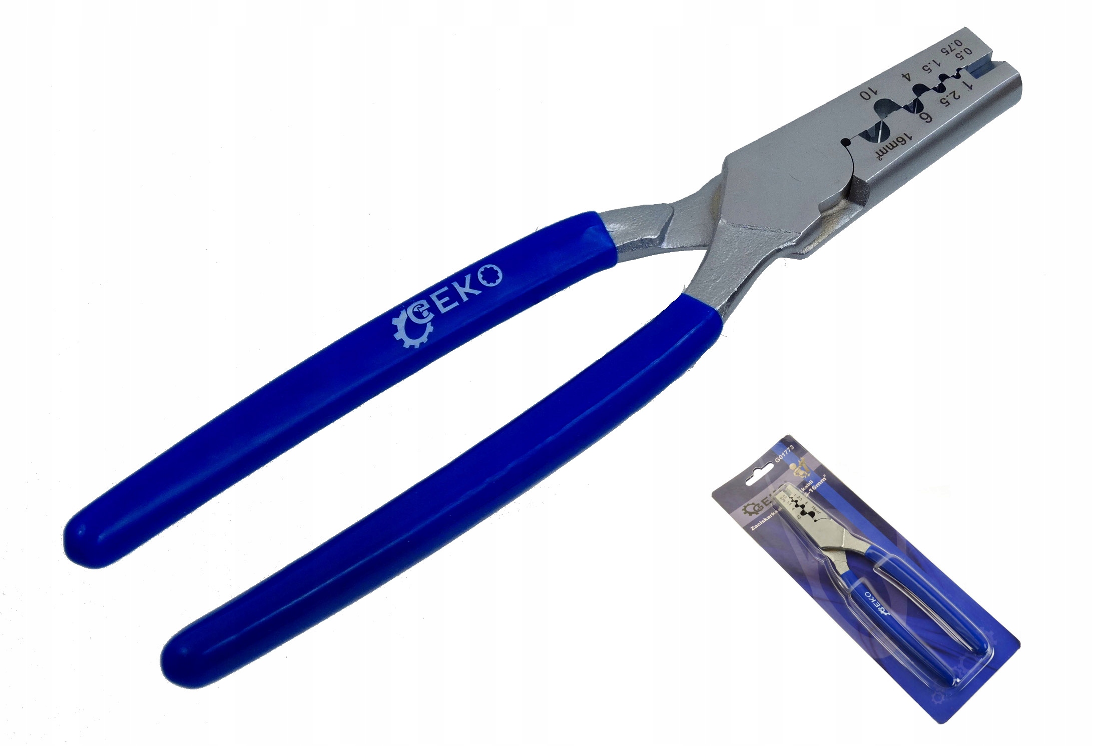 ZACISKARKA DO TULEJEK KABLI 0,5²-16MM² GEKO G01773