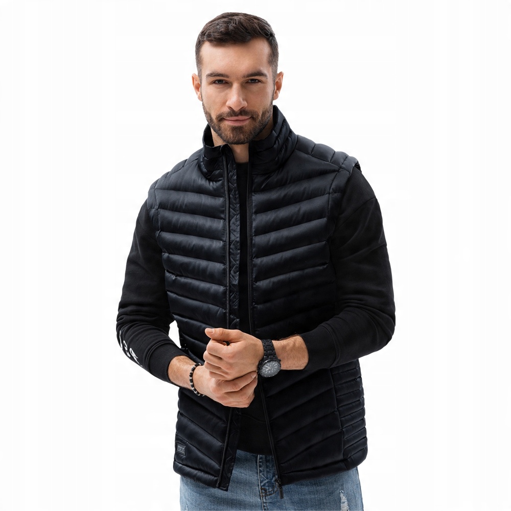 

Bezrękawnik męski pikowany czarny V54 XXL/3XL