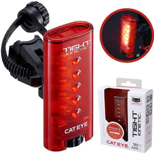 Lampa tylna Cateye Tight Kinetic LD180K FlexTight