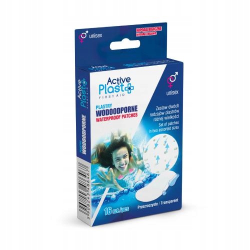 

Active Plast Plastry wodoodporne, 16 sztuk
