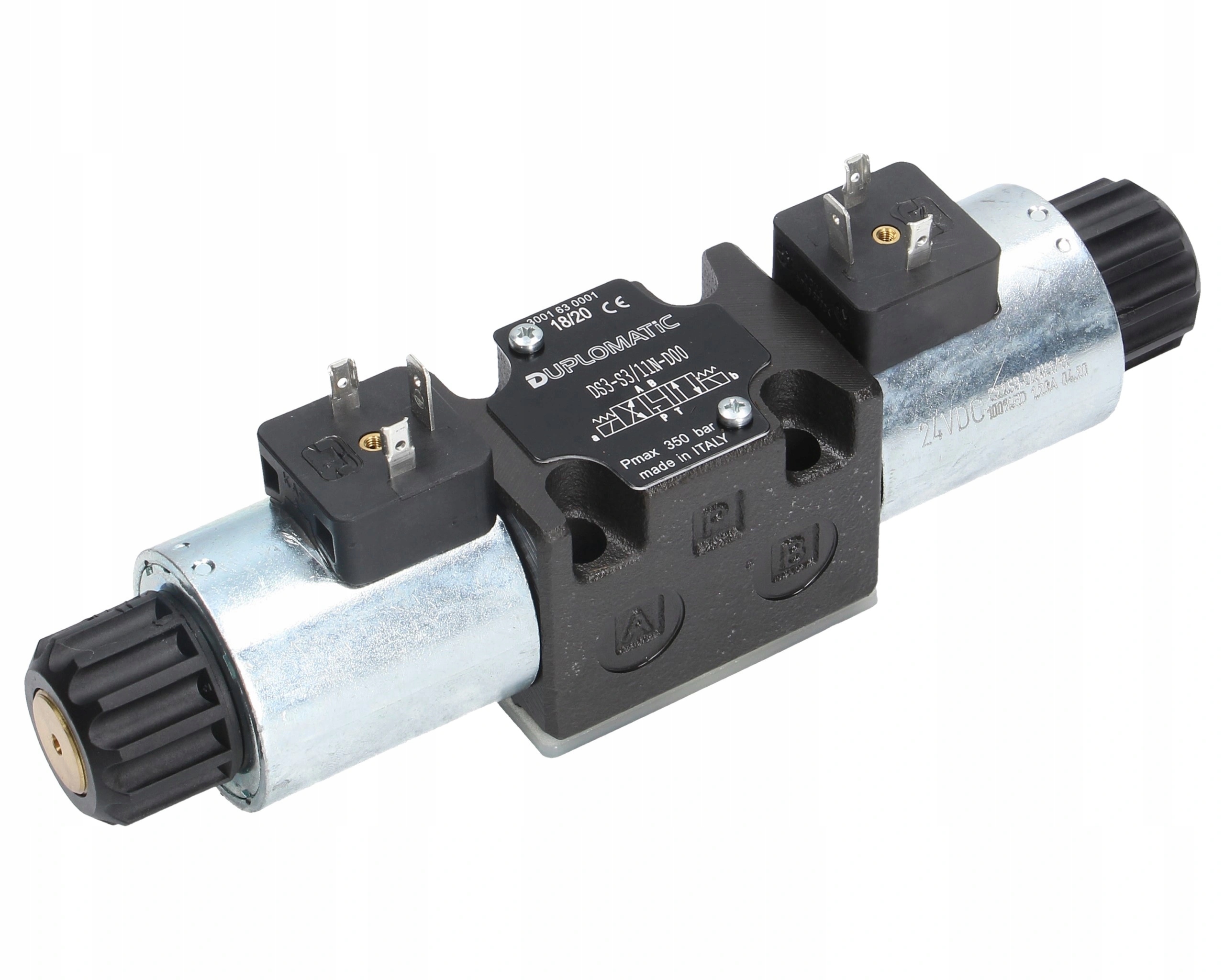 Rozdělovač posuvníku „y“ DS3-S3/11N-D24 24V DC Heavy 100 l/min Duplomatic