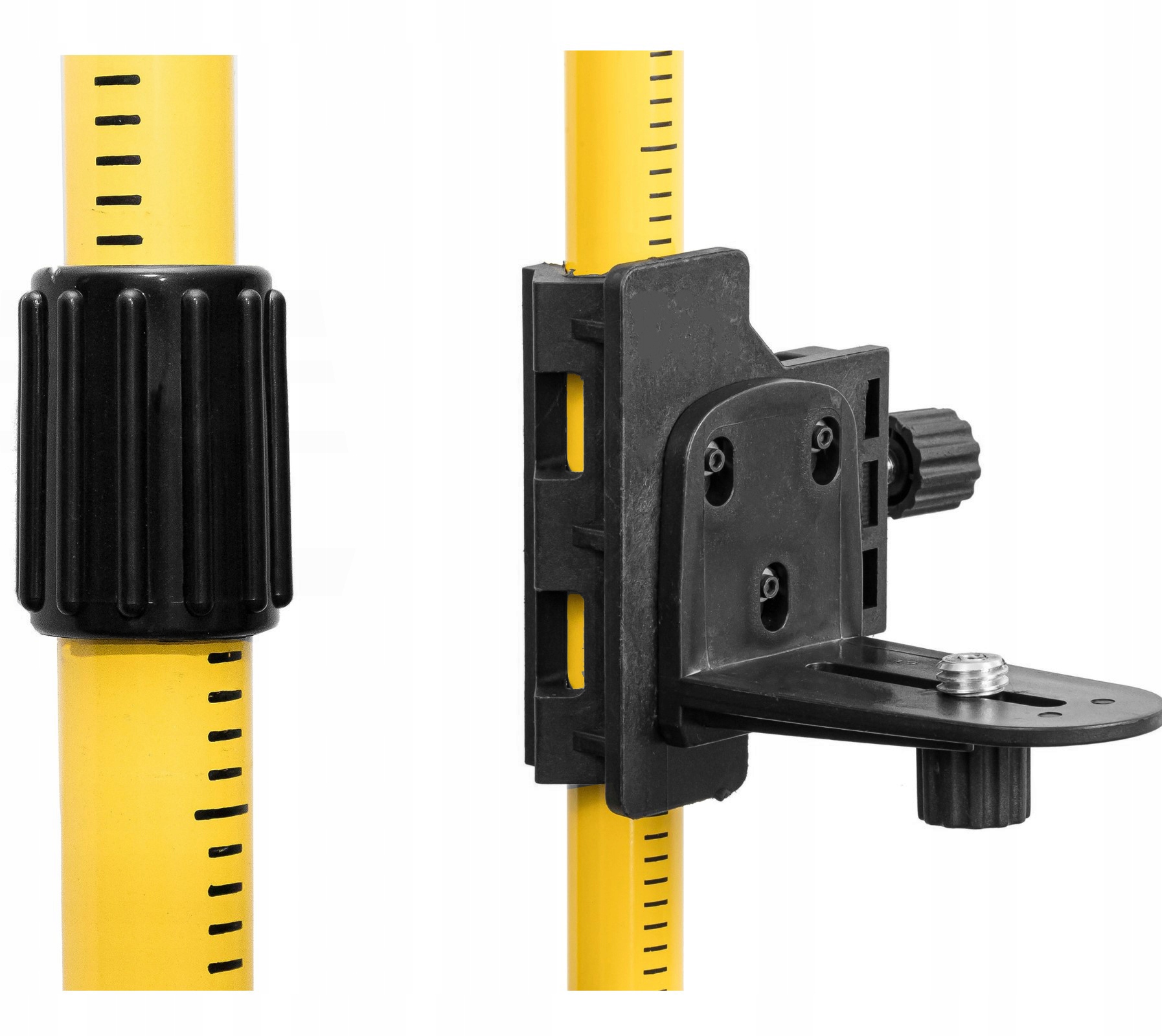 STATYW ROZPOROWY TYCZKA DO LASERA POZIOMICY 285 CM +ADAPTER DO SKOSÓW DEKO Model DKTYC07
