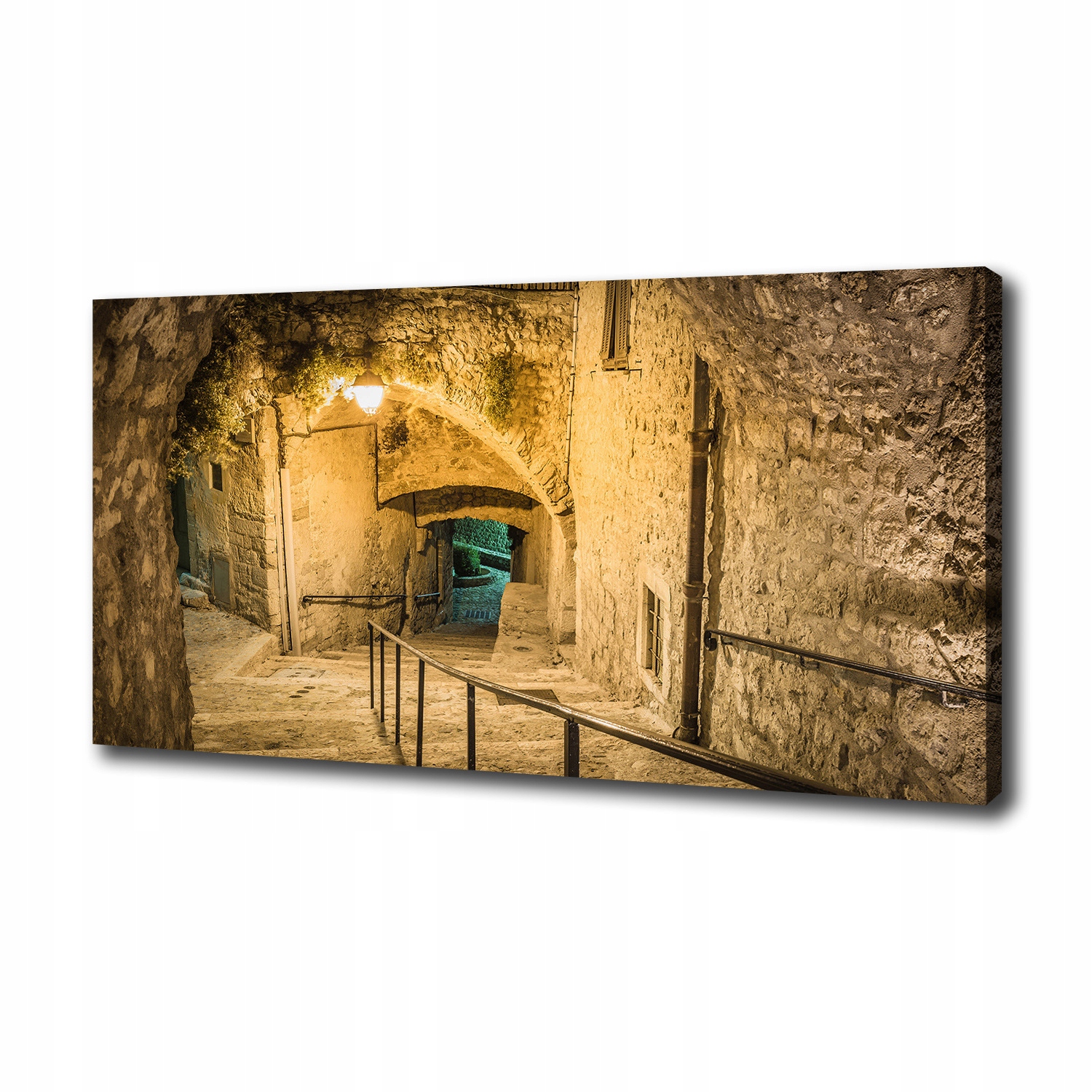 Foto obraz na plátně Peille v noci Francie 100x50 cm