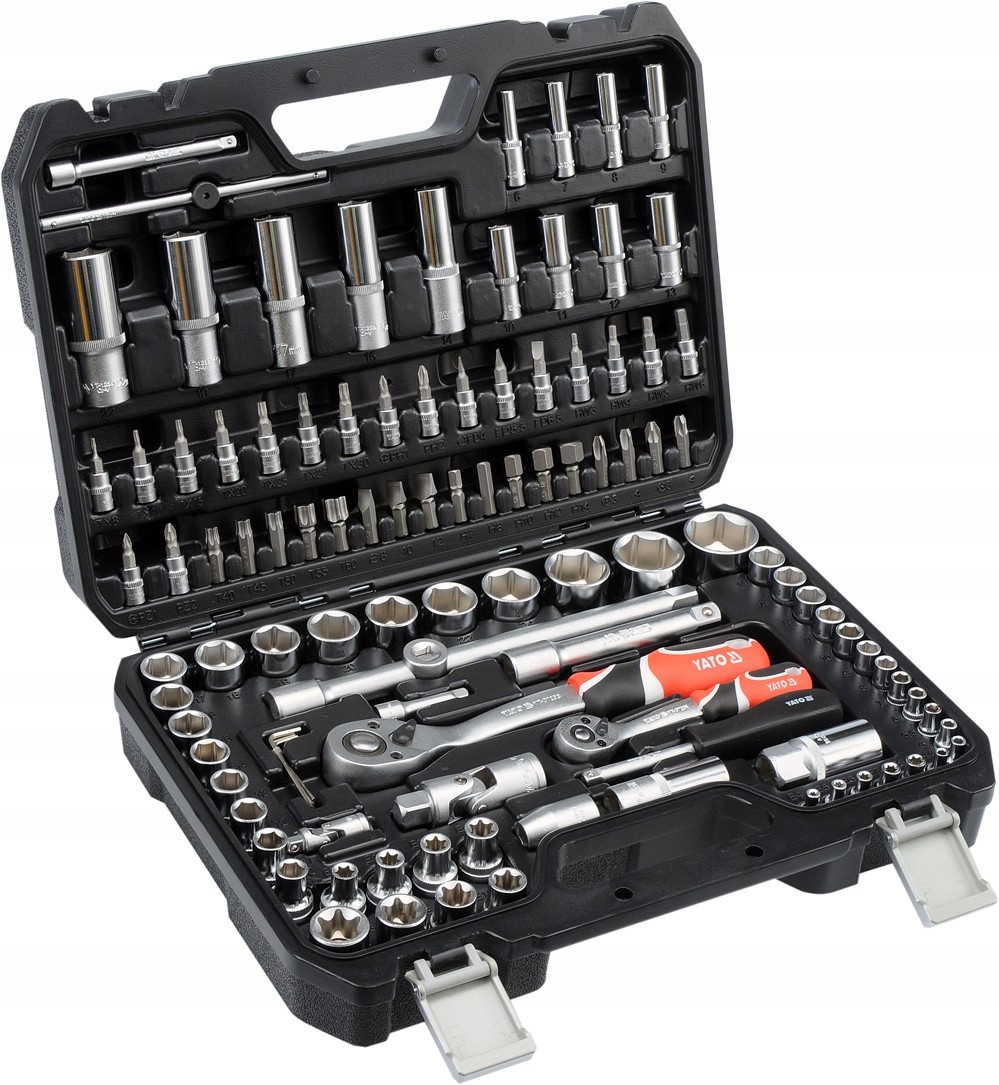

Yato Zestaw narzędziowy 1/4" i 1/2" kpl 108 szt.