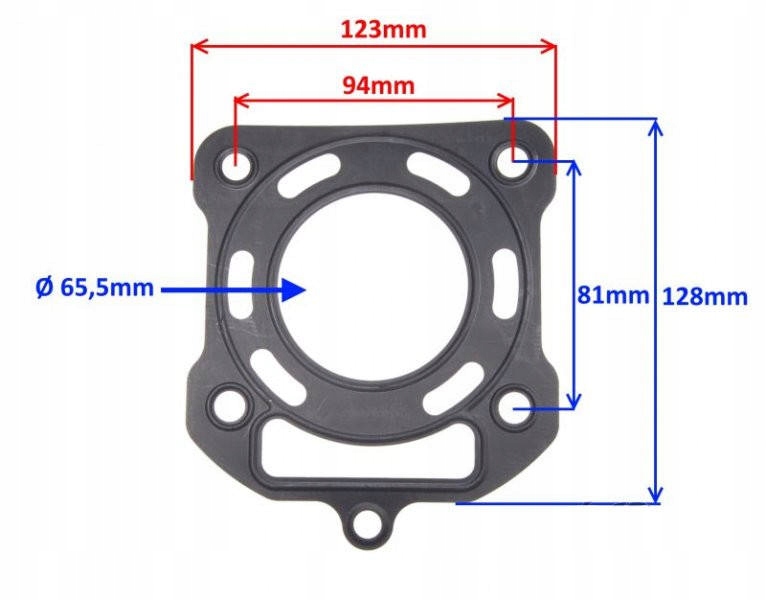 Uszczelka pod głowicę atv quad 200 bashan 65,5 upg