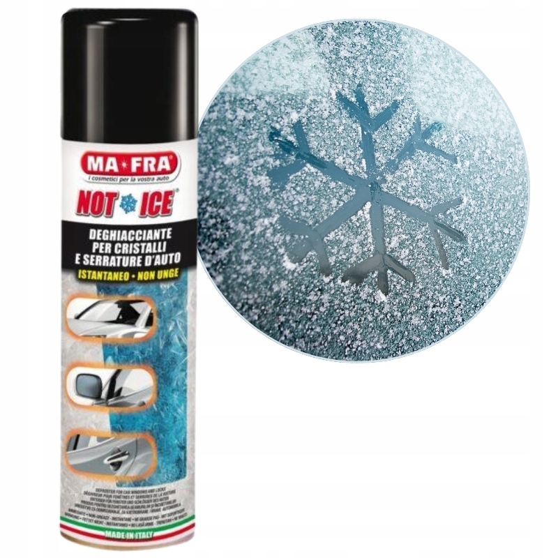 Odmrażacz do szyb i zamków w spray'u Not Ice 300 ml Mafra