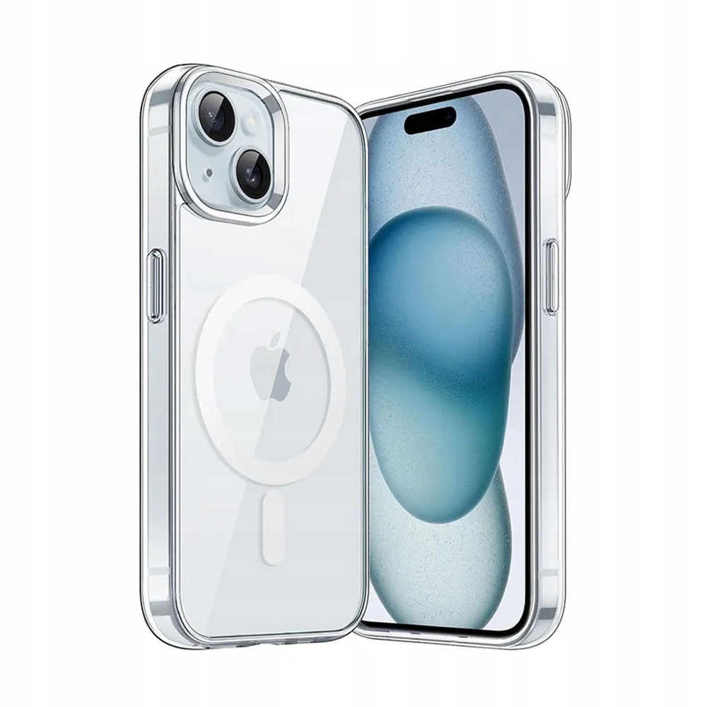 ETUI SILIKONOWE MAGNETIC CLEAR CASE MAGSAFE Apple iPhone 15 A3090 A2846