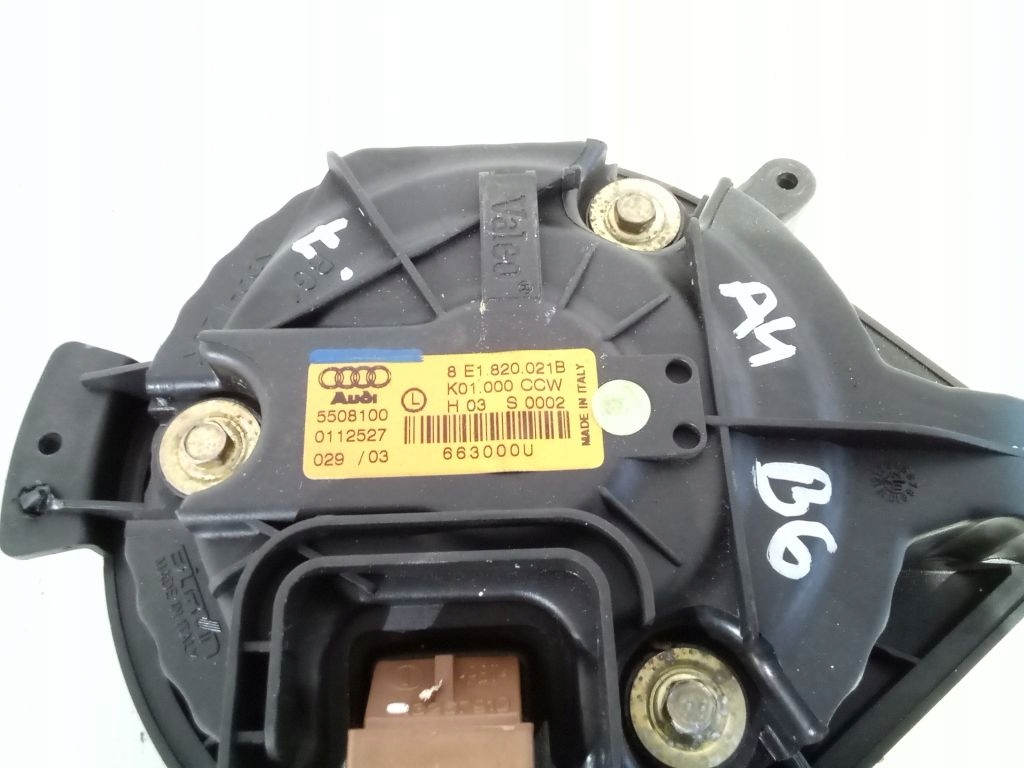 Audi A4 B6 heating fan air conditioning devices