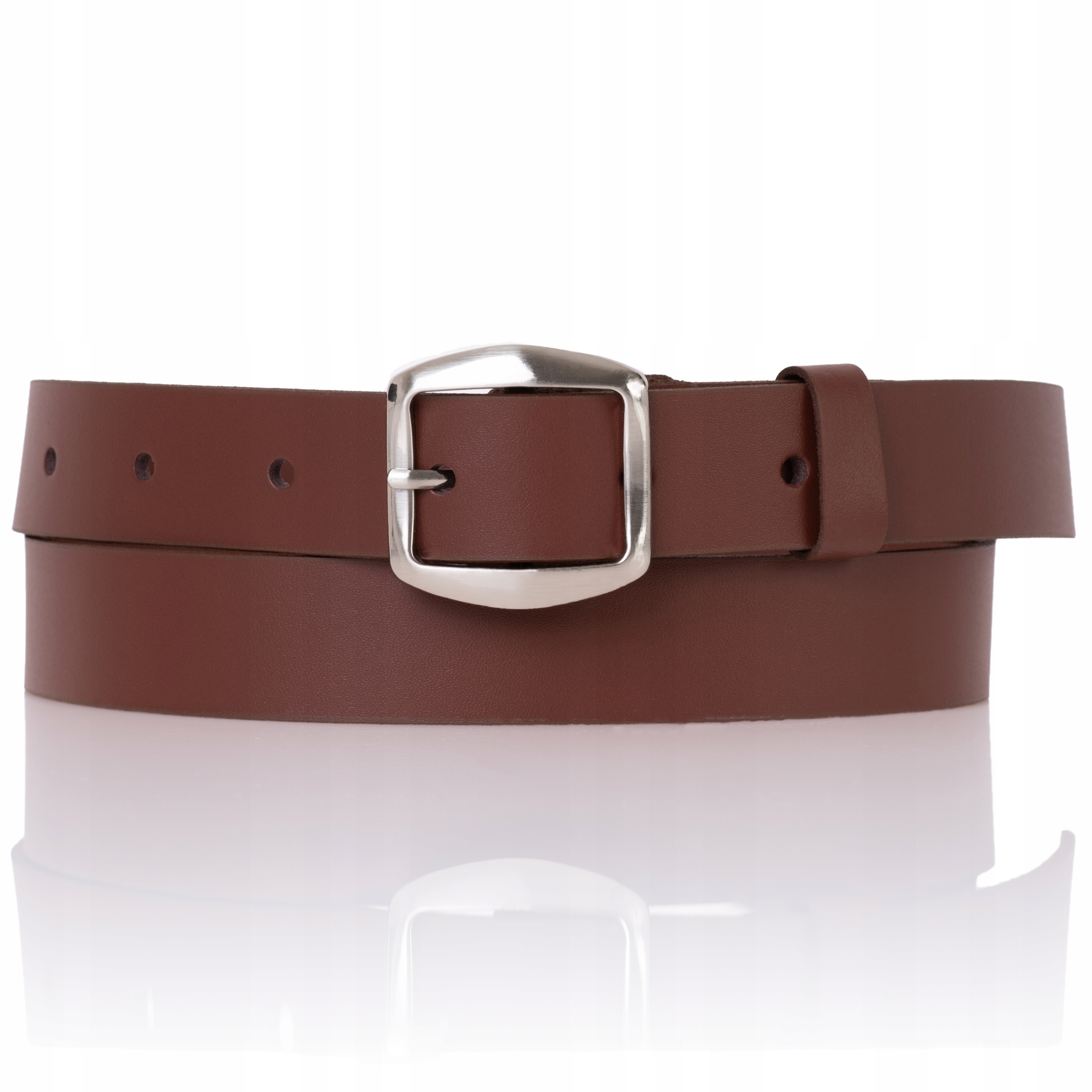 

Sepher Pasek skórzany Brązowy brunatny damski brąz