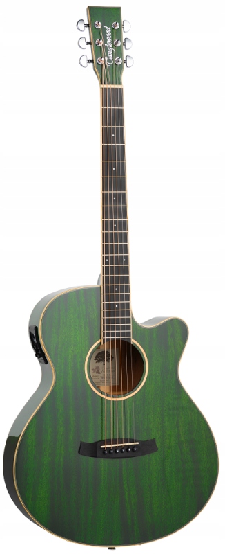 Tanglewood TW4 Ce Fg Gitara Elektroakustyczna Zielona Cutaway Folk