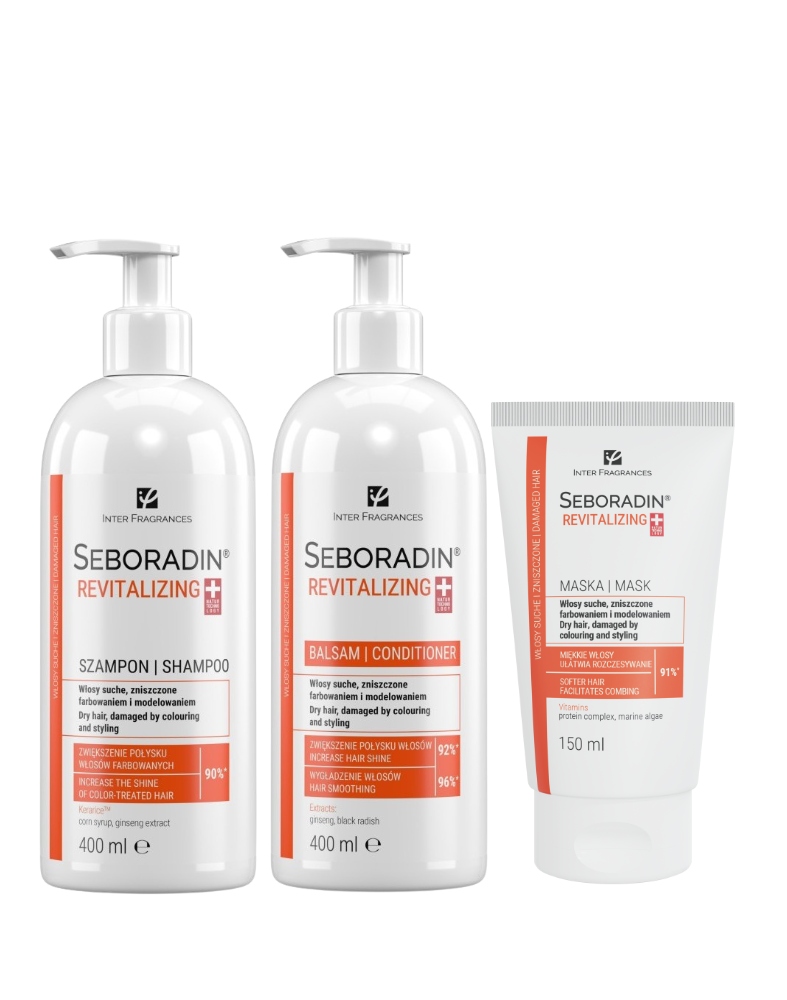 Intenzivní regenerace Seboradin Revitalizing šampon kondicionér maska