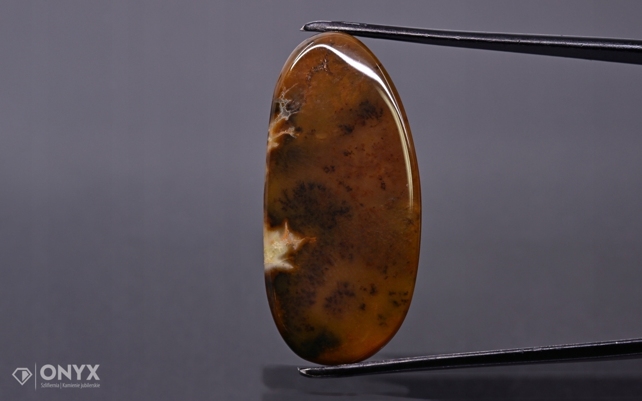 Dendritový achát z Kazachstánu nepravidelná destička