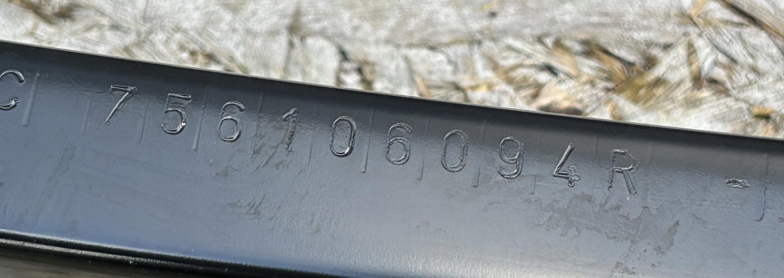 bumper support rear part rear RENAULT AUSTRAL 756106094R