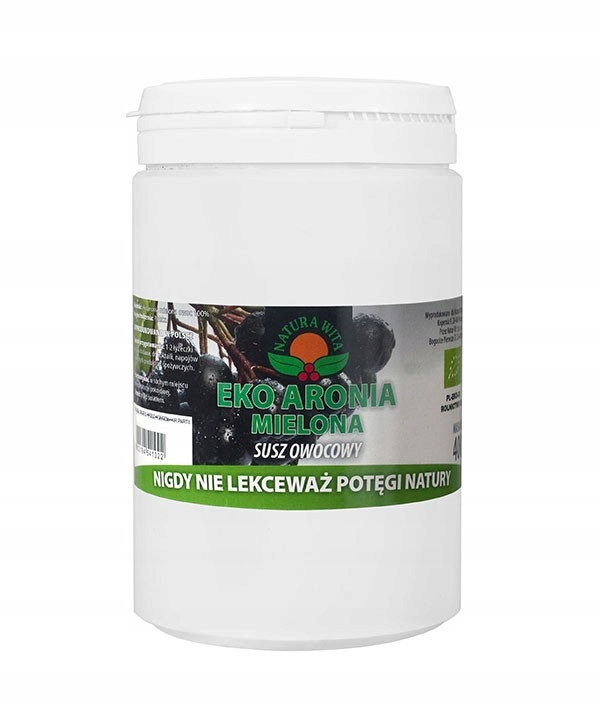 

Eko Aronia Mielona Owoc Aronii Natura Wita 400 g
