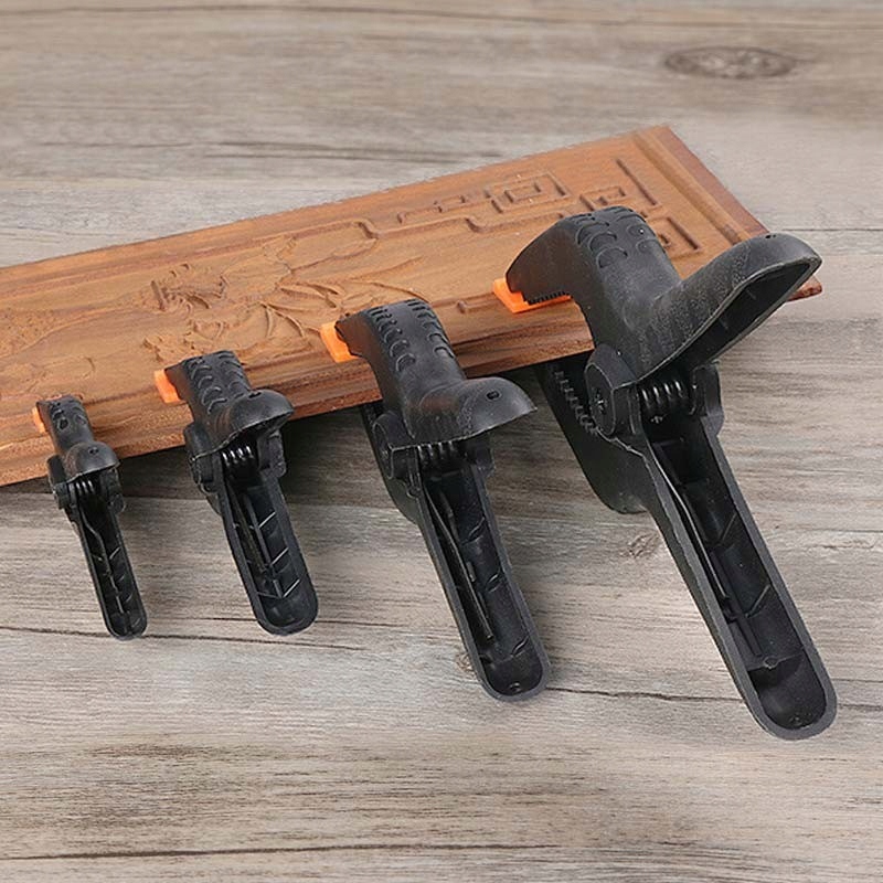 Ścisk stolarski sprężynowy modelarski chwytak Rozstaw szczęk 1 mm