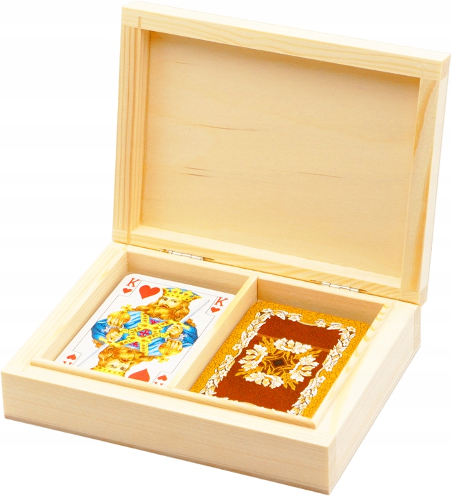 KARTY DO GRY PIATNIK STANDARD LIŚCIE DĘBU W PUDEŁKU