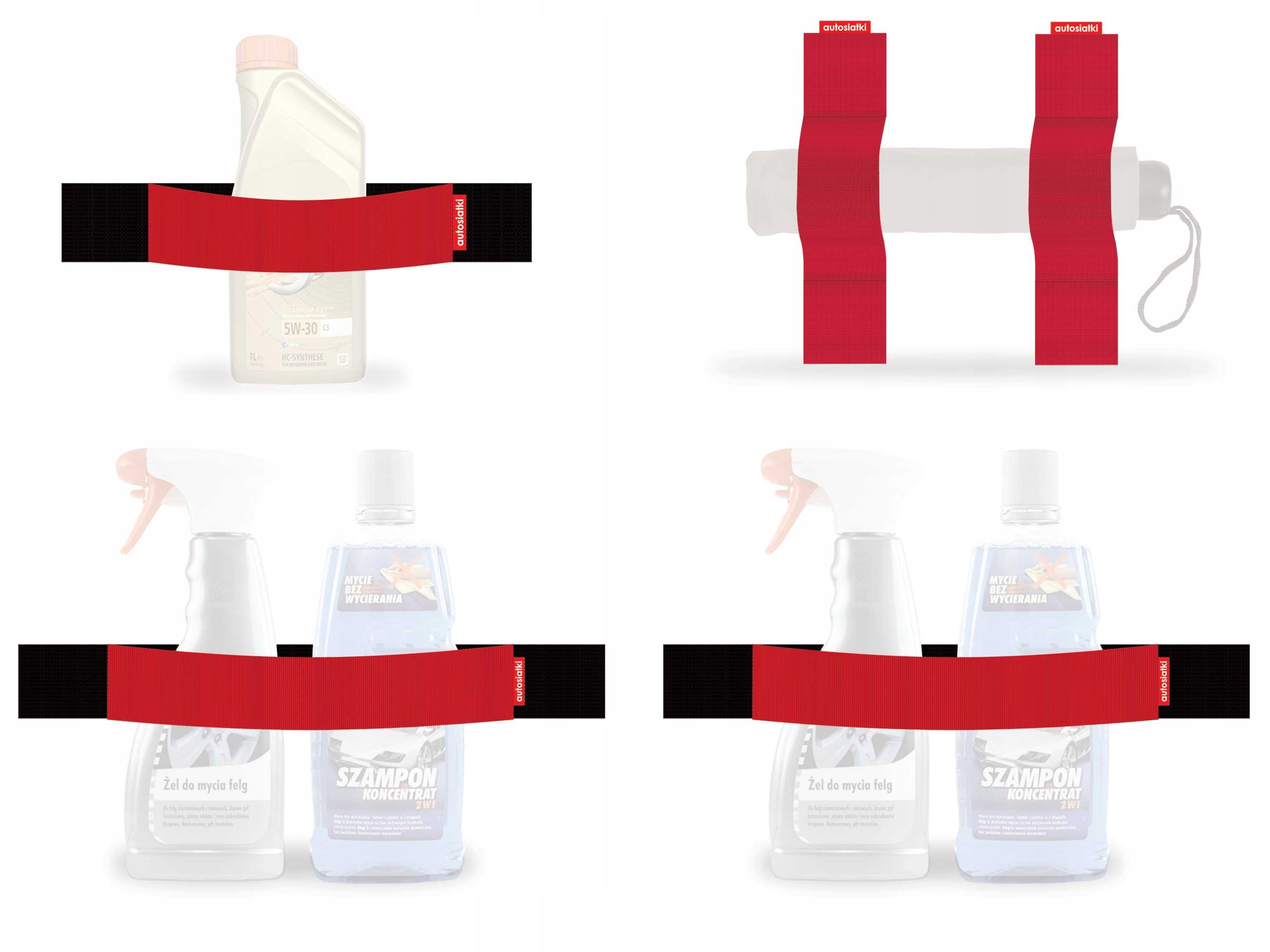 Autorzep комплект ручек багажника ручка Velcro