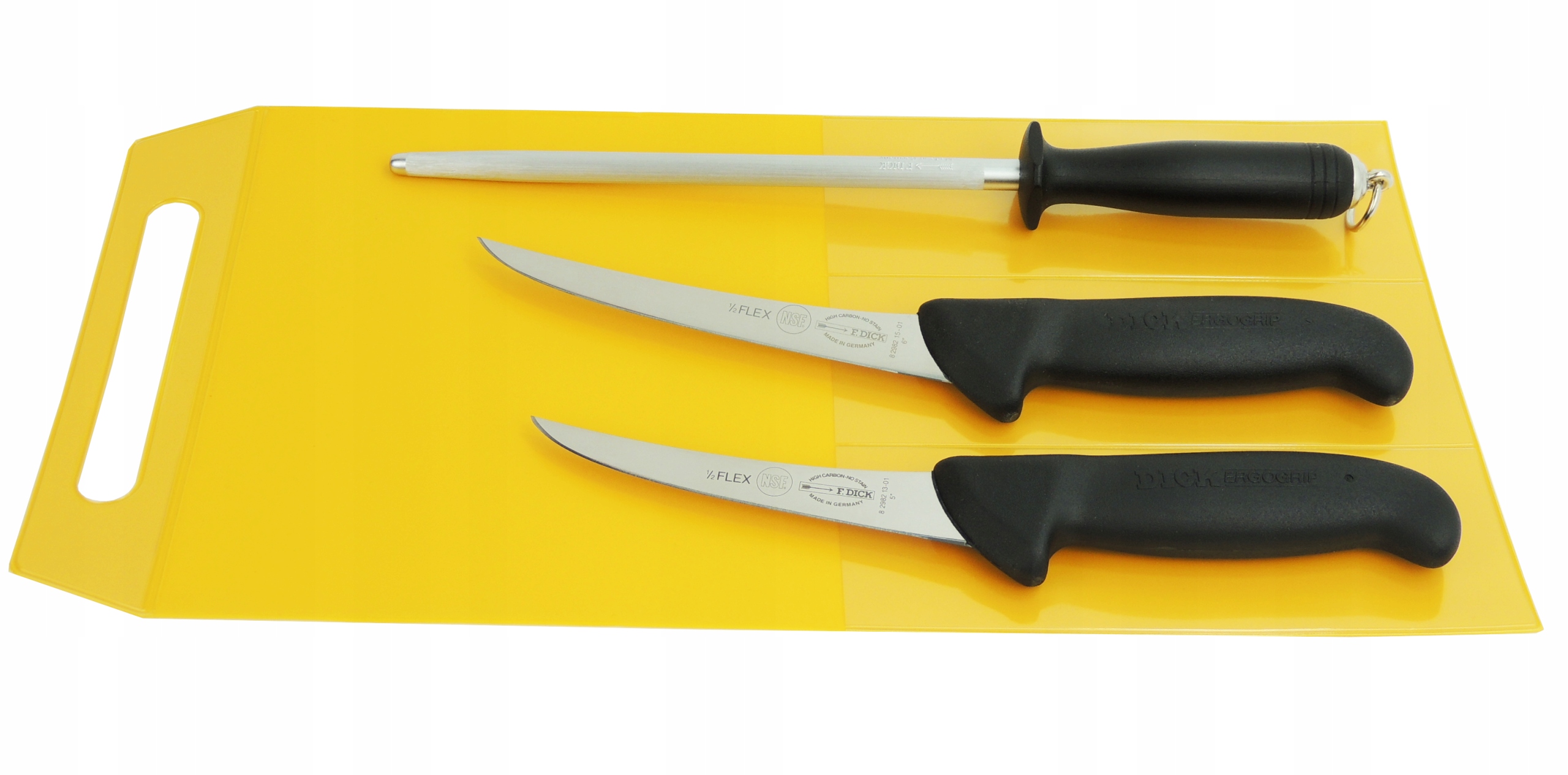 

Dick Ergogrip zestaw 2 noży i stalka (8213+8215+78