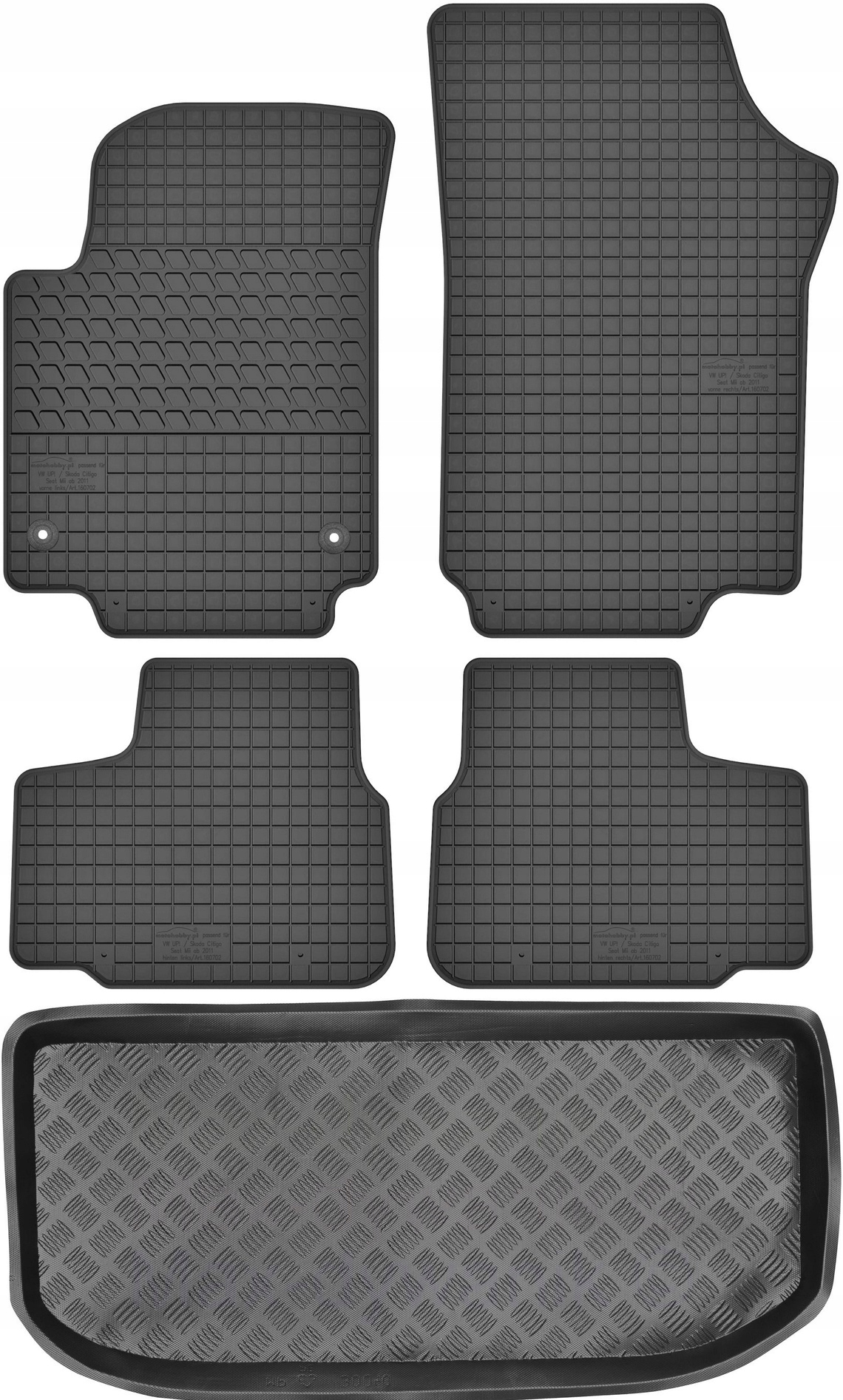 

Skoda Citigo Hatchback 2011-2019 Dywaniki mata