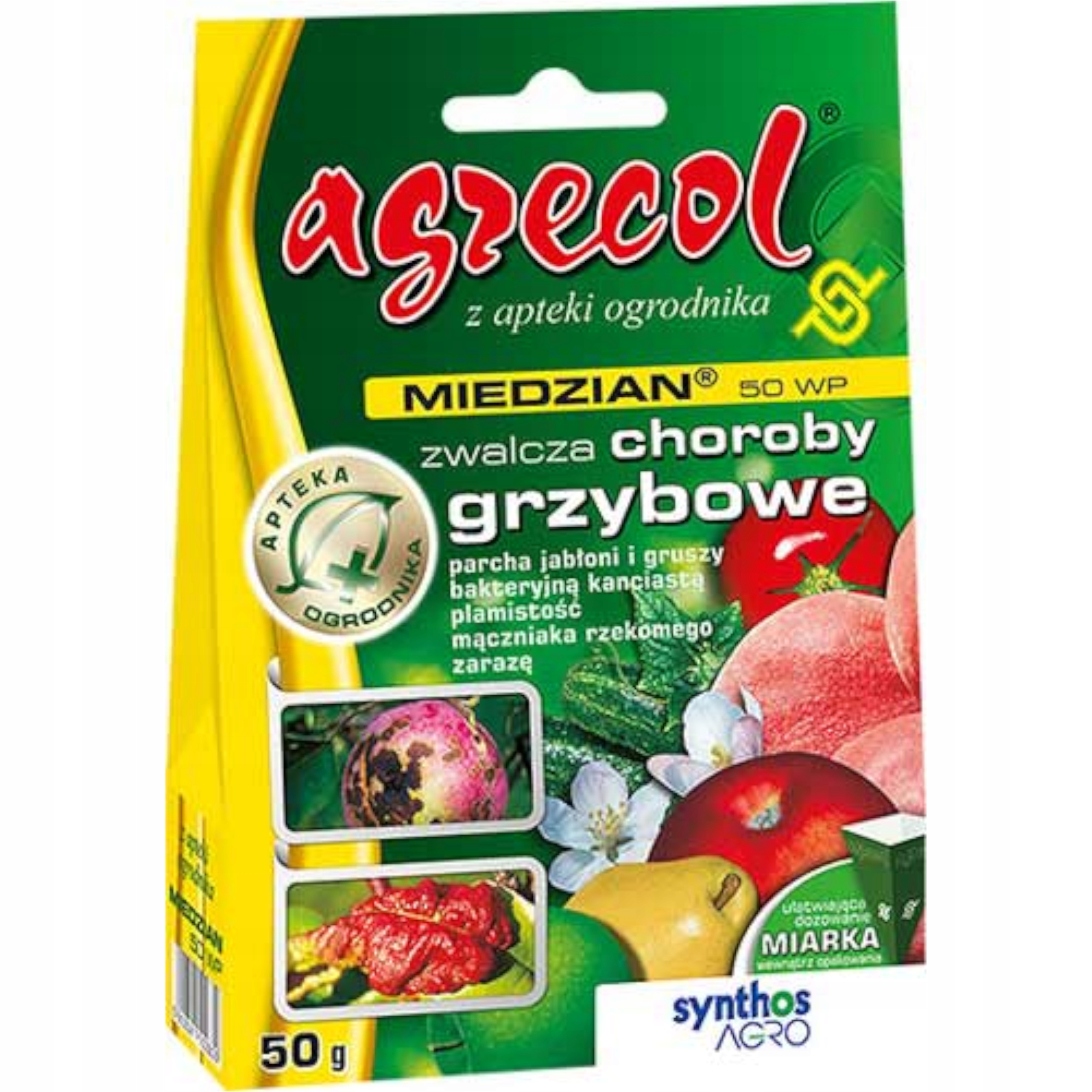 

Miedzian 50 Wp Zaraza Choroby Grzybowe Agrecol 50g