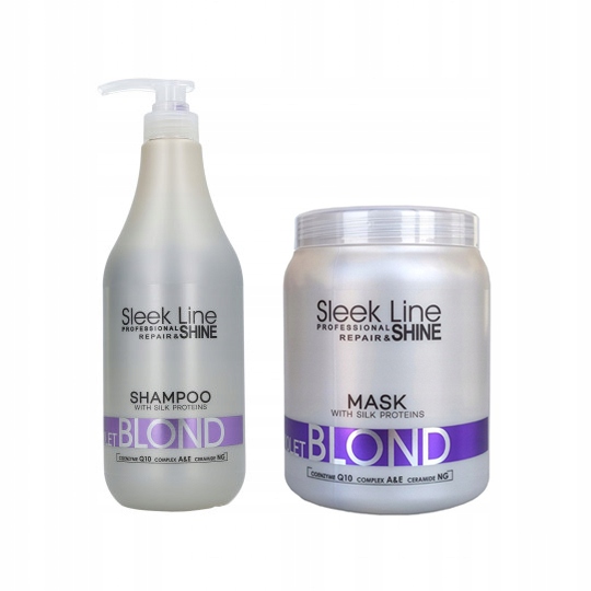 Stapiz Sleek Line Zestaw Blond Violet 2x1000 ML
