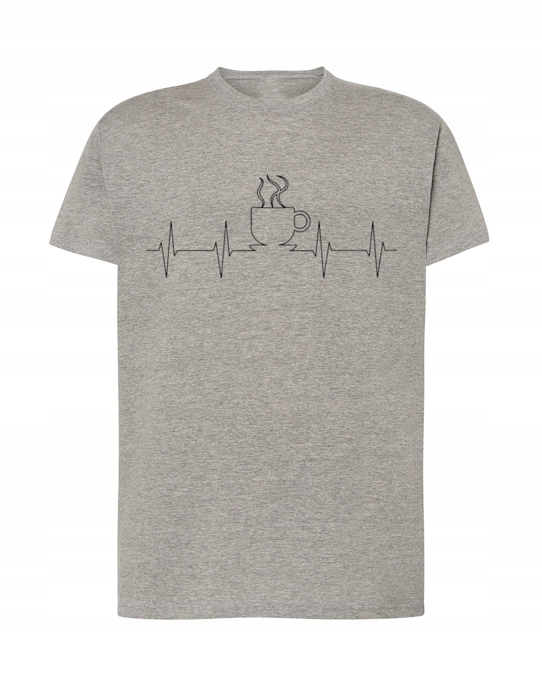 

Koszulka T-shirt Nadruk Linia Życia Kawa Rozm 3XL