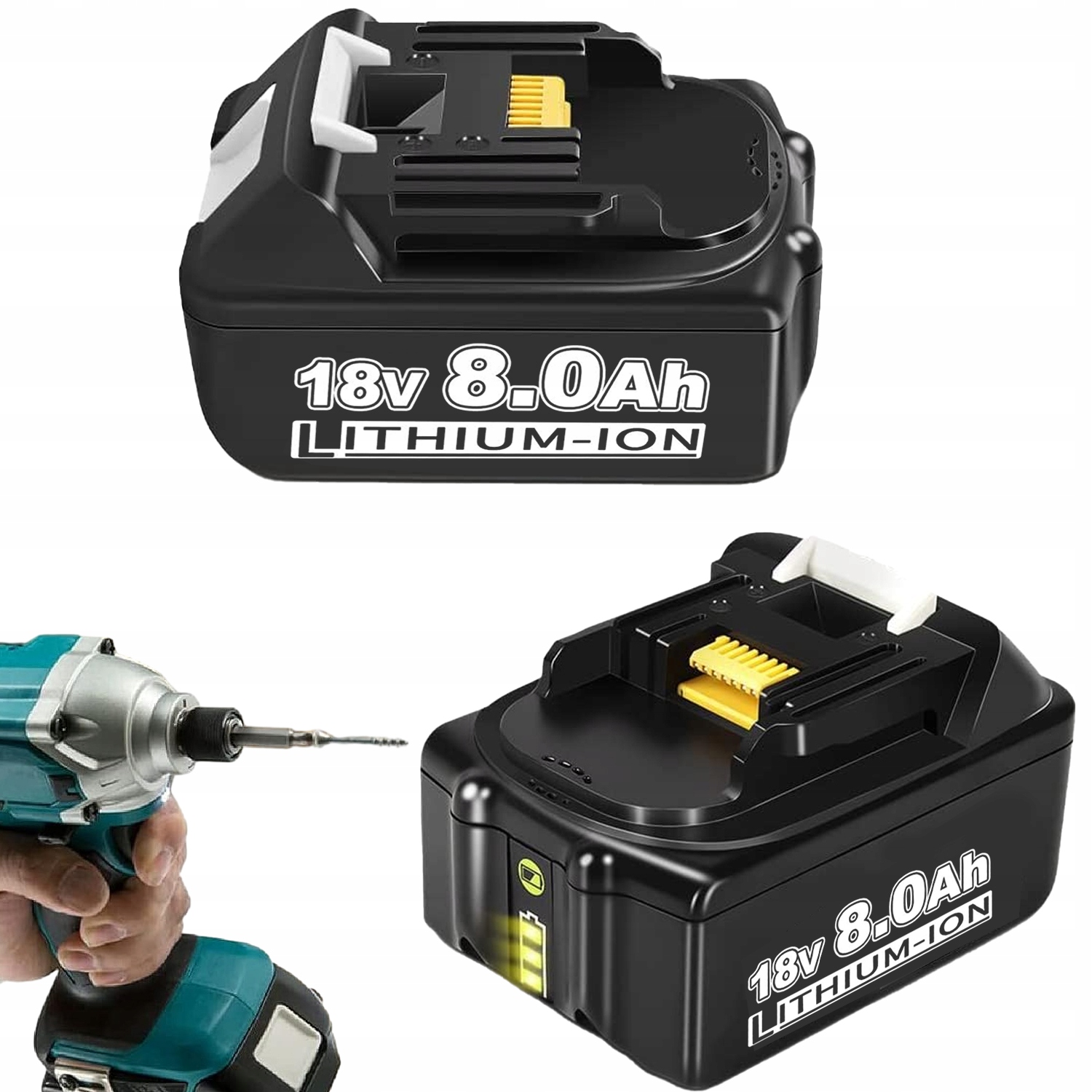 Akumulátor Baterie Pro Makita BL1850 BL1860B BL1840 BL1835 18V 8AH Li-Ion