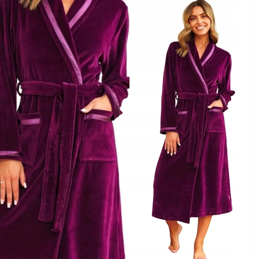 Dámský Župan Doctor Nap 1078 XL 42 Bordová