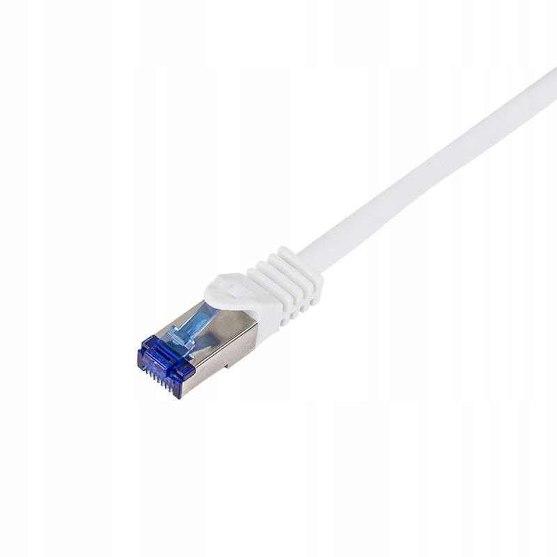 Patchcord LogiLink C6A141S Cat.6A S/ftp Ultraflex 50m biały
