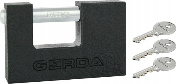 Kłódka żeliwna trzpieniowa KZZT-80 GERDA BTL