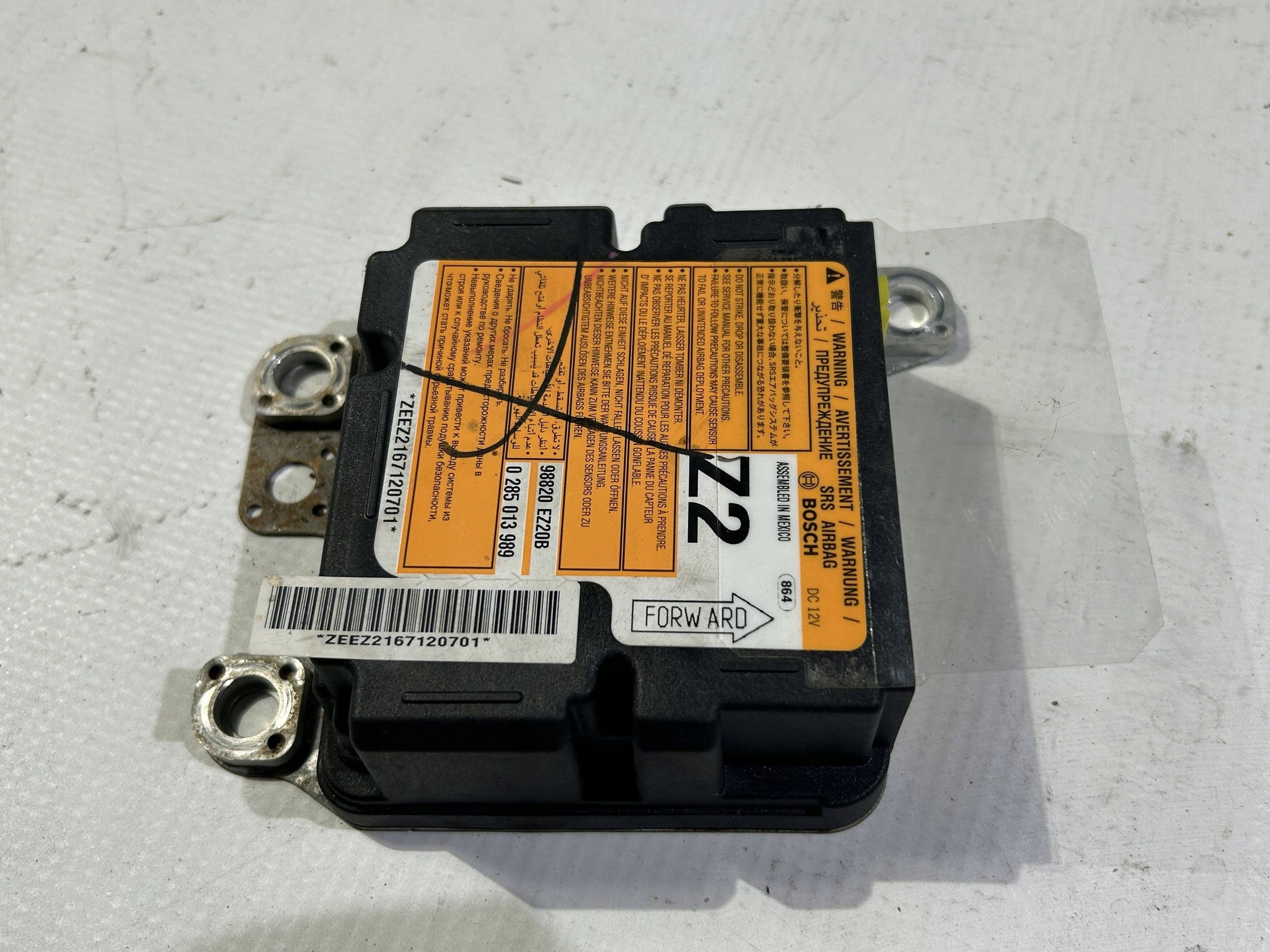 modulo Centralina computer airbag airbag Nissan Titan 2016r