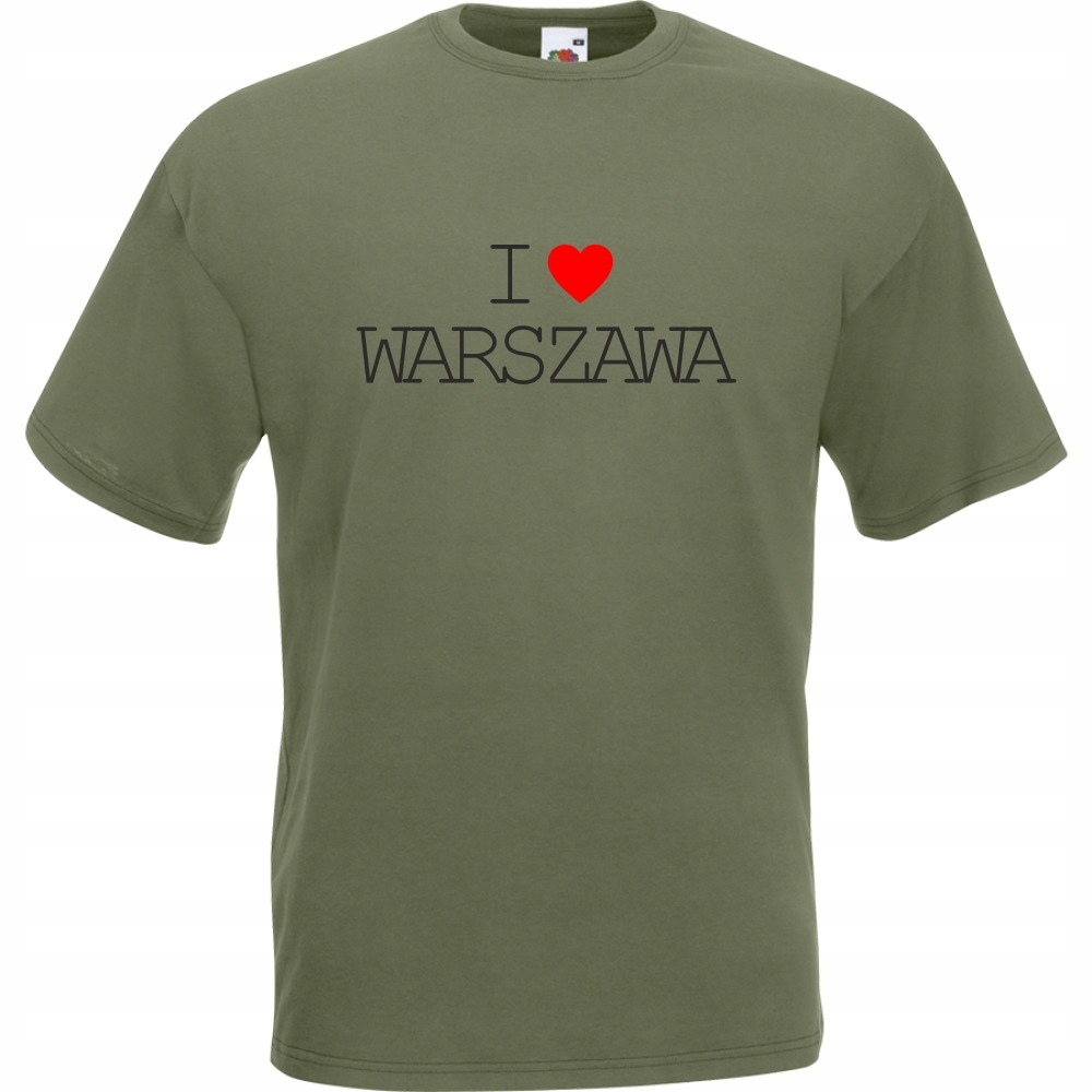 

Koszulka Warszawa stolica Polska XXL oliwkowa