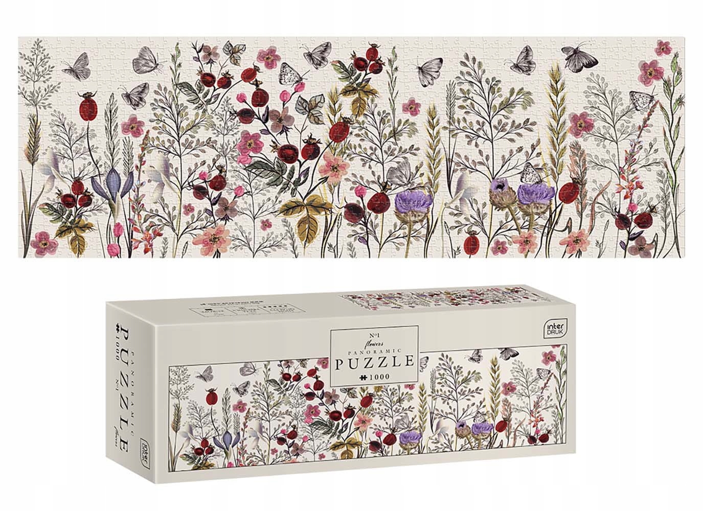 

Interdruk Puzzle panoramiczne 1000 Flowers 1