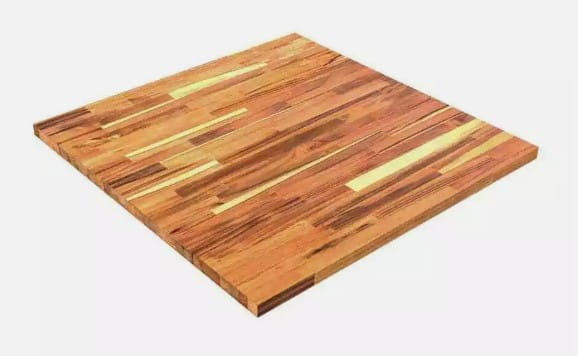 Deska z teakového dřeva rozměry: 71,1 x 71,1 cm tloušťka: 2,6 cm