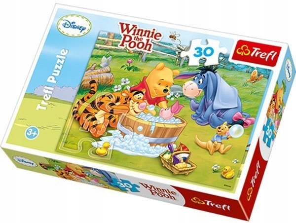 

Trefl Puzzle 30 El Kubuś Puchatek Kąpiel Pro 18198