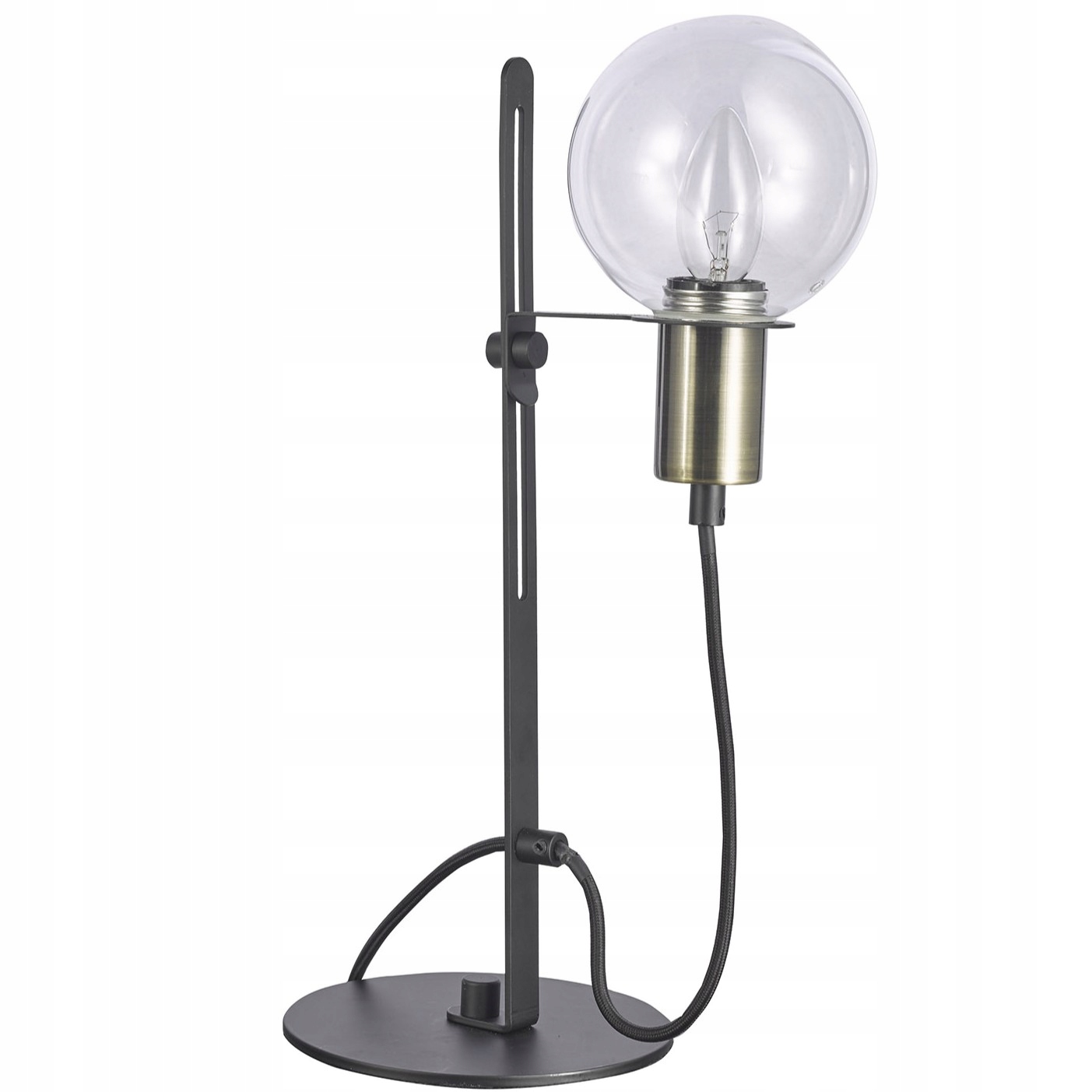 Noční lampa na čtení knih do ložnice černá Gianni XX