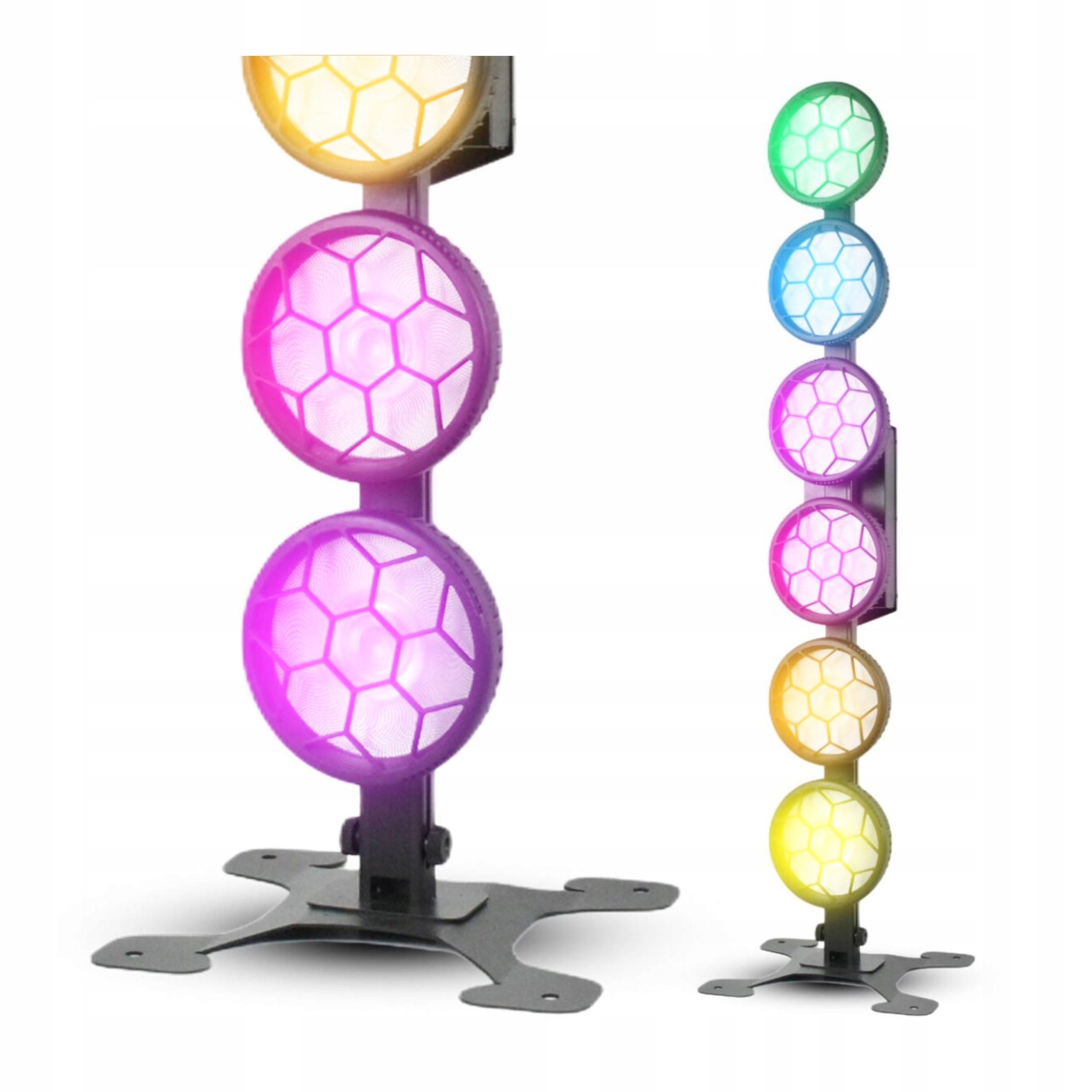 Efekt Oświetleniowy Retro Led DMX Cob Rgb 6x50W Światło Vintage Wesele Ślub